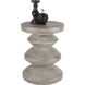 Athen 20.5 X 16.5 inch Grey Outdoor End Table